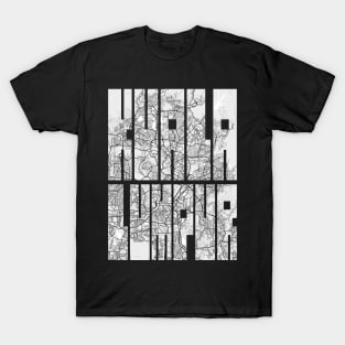 Kuala Lumpur, Malaysia City Map Typography - Light T-Shirt